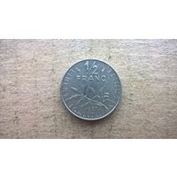 Франция 1/2 франка, 1987г. (D-32)