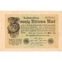 Германия, 20 млн. марок, 1923 г. *