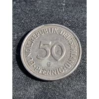 Германия  50 пфеннигов 1976 G