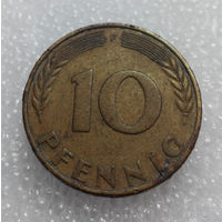 10 пфеннигов 1950 (F) Германия ФРГ #01