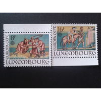 Люксембург 1983 Европа полная миниатюры 11 века