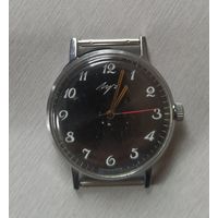 Часы наручные механические мужские "Луч" 2209, 23 камня, механизм позолочен, 80-х г. Сделано в СССР