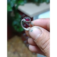 Кольцо с камнем серебро старинное