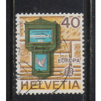 Швейцария 1979 Europa CEPT Вып Почта и связь Почтовый ящик Базель #1154