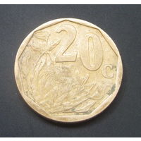 ЮАР 20 центов 1999г.