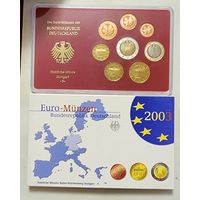 Германия 2003 F Официальный годовой набор Евро монет Пруф