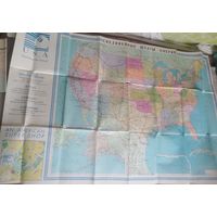 Карта США.1994г.