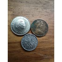 Австралия 1 цент 1966, Нидерланды 25 центов 1964, Чехия 10 хеллеров 1995 -49
