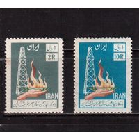 Иран-1958,(Мих.1022-1023)  **/*  , Нефть (полная серия)