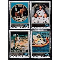 1979 Острова Кука 624-627 10 лет Аполлону-11