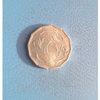 Кипр 1/2 цента 1983 год нечастая состояние
