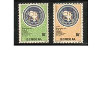 Сенегал-1984 (Мих.807-808) ,  ** , ООН, Экономика, Карта(полная серия)