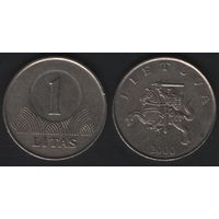 Литва km111 1 лит 2000 год (0(a1(0