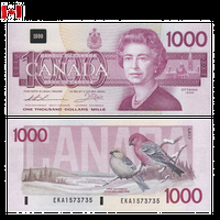 [КОПИЯ] Канада 1000 долларов 1988г.
