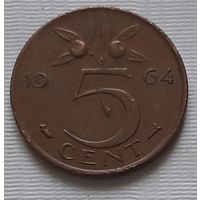 5 центов 1964 г. Нидерланды