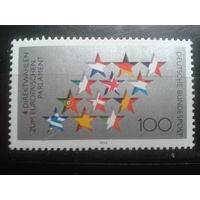 Германия 1994 Европарламент,** звезды из флагов европейских стран Михель-2,0 евро