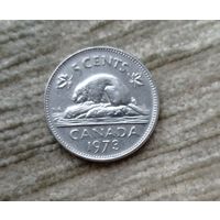 Werty71 Канада 5 центов 1973 Бобр Елизавета 2