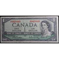 Канада, 1 доллар 1954 год #P75b