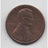 1 цент 1985 d США