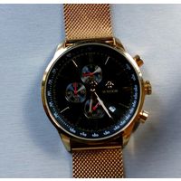 Часы мужские наручные кварц "WWOOR",WR - 8862M, (хронограф),Япония/Китай (новые).