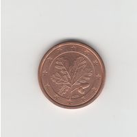 1 евроцент Германия 2011 J Лот 7564