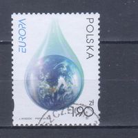 [659] Польша 2001. Год чистой воды.Европа.EUROPA. Одиночный выпуск.Гашеная марка.