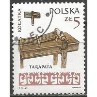 Польша. Народные музыкальные инструменты. 1985г. Mi#2979.