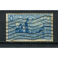 Королевство Италия - 1930 - Эней смотрит на Италию 1,25L - [Mi.351] - 1 марка. Гашеная.  (Лот 50DR)