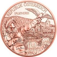 Австрия 10 евро 2012-2015г. 8 монет одним лотом