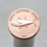 Монетовидный евро жетон 5 ceros 2011