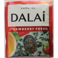 Чай Dalai Strawberry fresh (зеленый с плодами клубники и ароматом клубники) 1 пакетик