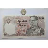 Werty71 Таиланд 10 бат 1995 UNC банкнота 120 лет Министерству Финансов 1 1