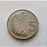 Каймановы острова 5 центов, 2002