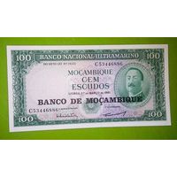 Банкнота 100 escudos Мозамбик  1961 г.