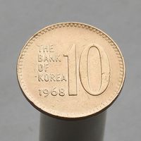 Южная Корея 10 вон 1968