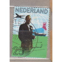 Авиация Самолеты 50-летие со дня рождения принца Бернхарда Известные личности Нидерланды 1971 год  лот 11
