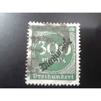 Германия 1923 надпечатка