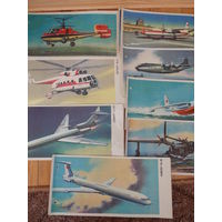 Советская авиация. Журнал. картинки, описание. Истребители, самолеты, ракетоносцы, вертолеты.