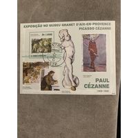 Сан Томе и Принсипи 2009. Искусство. Paul Cezanne 1839-1906. Блок
