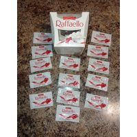 Фантик от конфет Рафаэлло, коробка от конфет Рафаэлло, упаковка от конфет. Лотом. Лот 110
