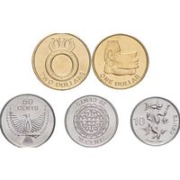 Соломоновы острова набор 5 монет 2012 UNC