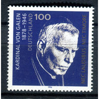Германия - 1996г. - Клеменс фон Гален, немецкий кардинал - полная серия, MNH [Mi 1848] - 1 марка