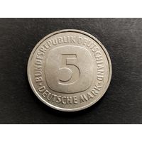 Германия (ФРГ) 5 марок 1978 J