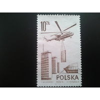 Польша 1976 стандарт авиапочта