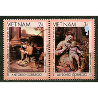 Живопись. Антонио Корреджо. Вьетнам. 1984. Серия 2 марки