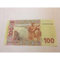 100 гривен 2005 с рубля