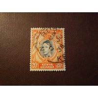 Британская колония Кения , Уганда, Танганьика 1938/42 гг. Георг -VI.