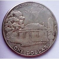 НОВАЯ ЗЕЛАНДИЯ 1 доллар 1977 год (серебро)