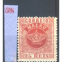 Португалия Колонии\75м\ Макао.1884г Китай кц20е