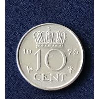Нидерланды 10 центов 1976